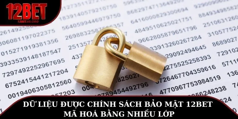 Dữ liệu được chính sách bảo mật 12BET mã hoá bằng nhiều lớp